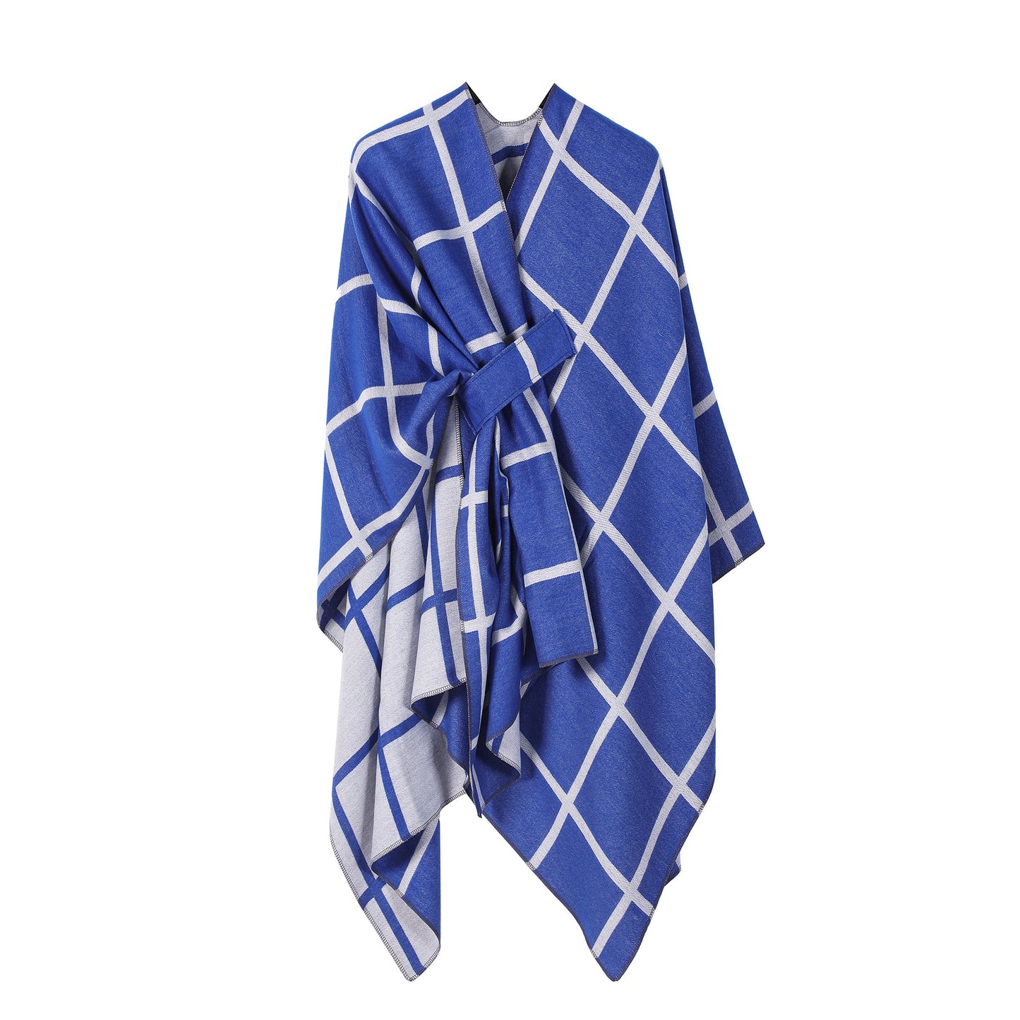 Women's Fashion Gingham Check Warm Scarf