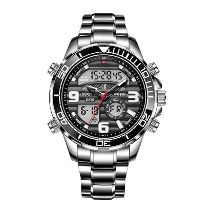 ELECTRONIC QUARTZ WATCH MEN'S MULTIFUNCTIONAL WATERPROOF