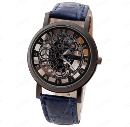 HOLLOW TRANSPARENT ROMAN NUMERAL SIMPLE WATCH