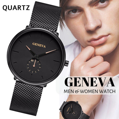 MEN'S WATCH RELOJES DE HOMBRE STAINLESS STEEL QUARTZ CLASSIC WATCHES