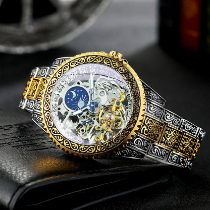 LUXURY MOON PHASE MECHANICAL WATCHES